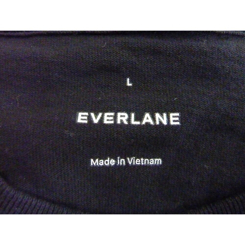 NWOT Everlane Mens Black Long Sleeve Shirt L - Picture 2 of 6